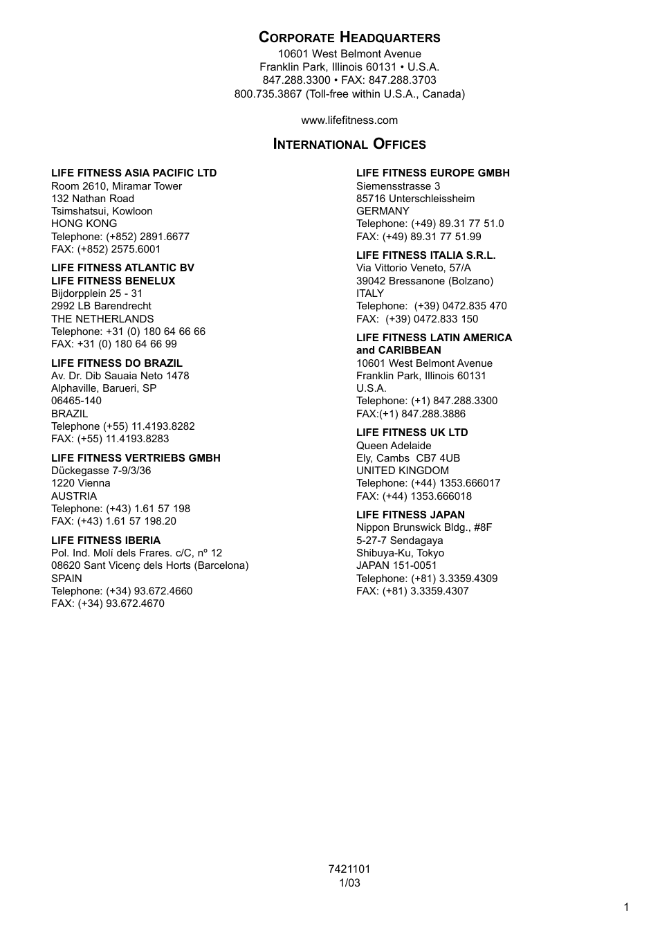 Life Fitness ST55 Treadmill User Manual | Page 2 / 24
