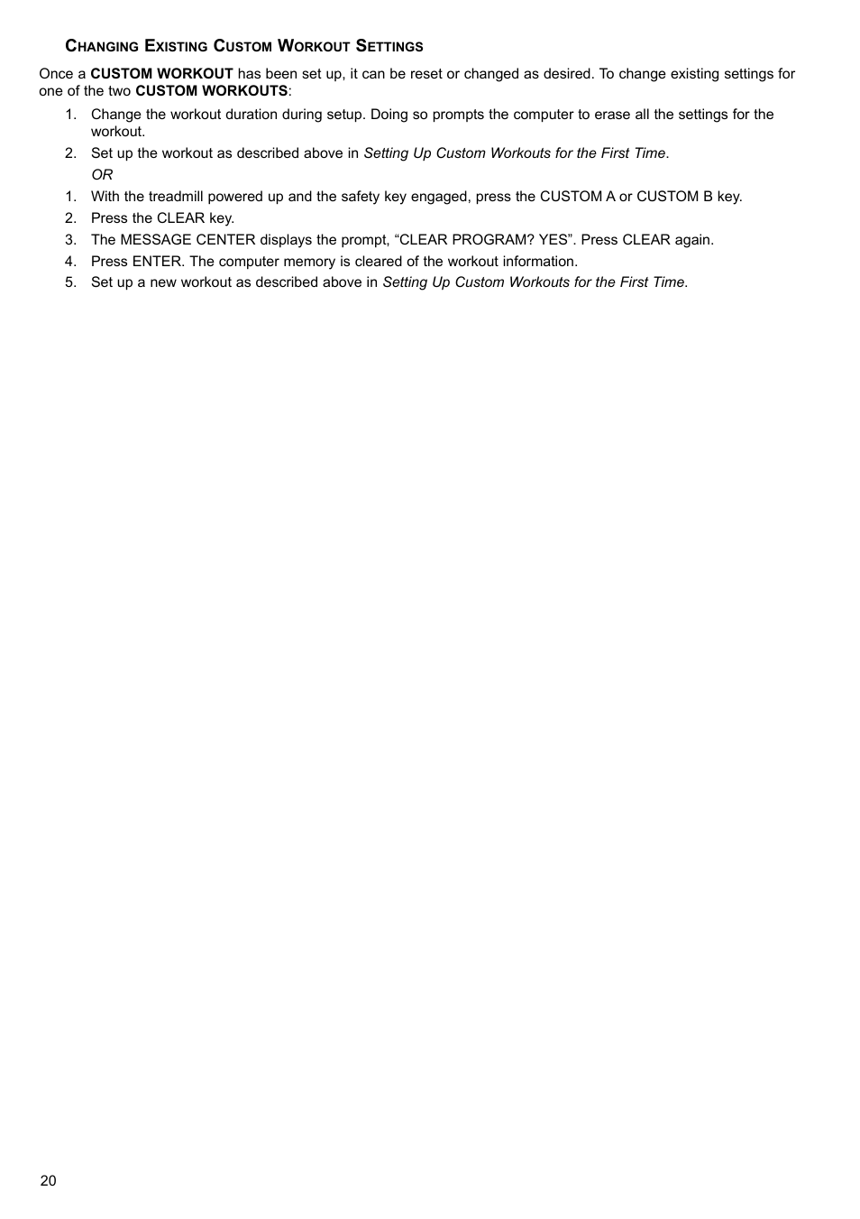 Life Fitness ST55 Treadmill User Manual | Page 21 / 24