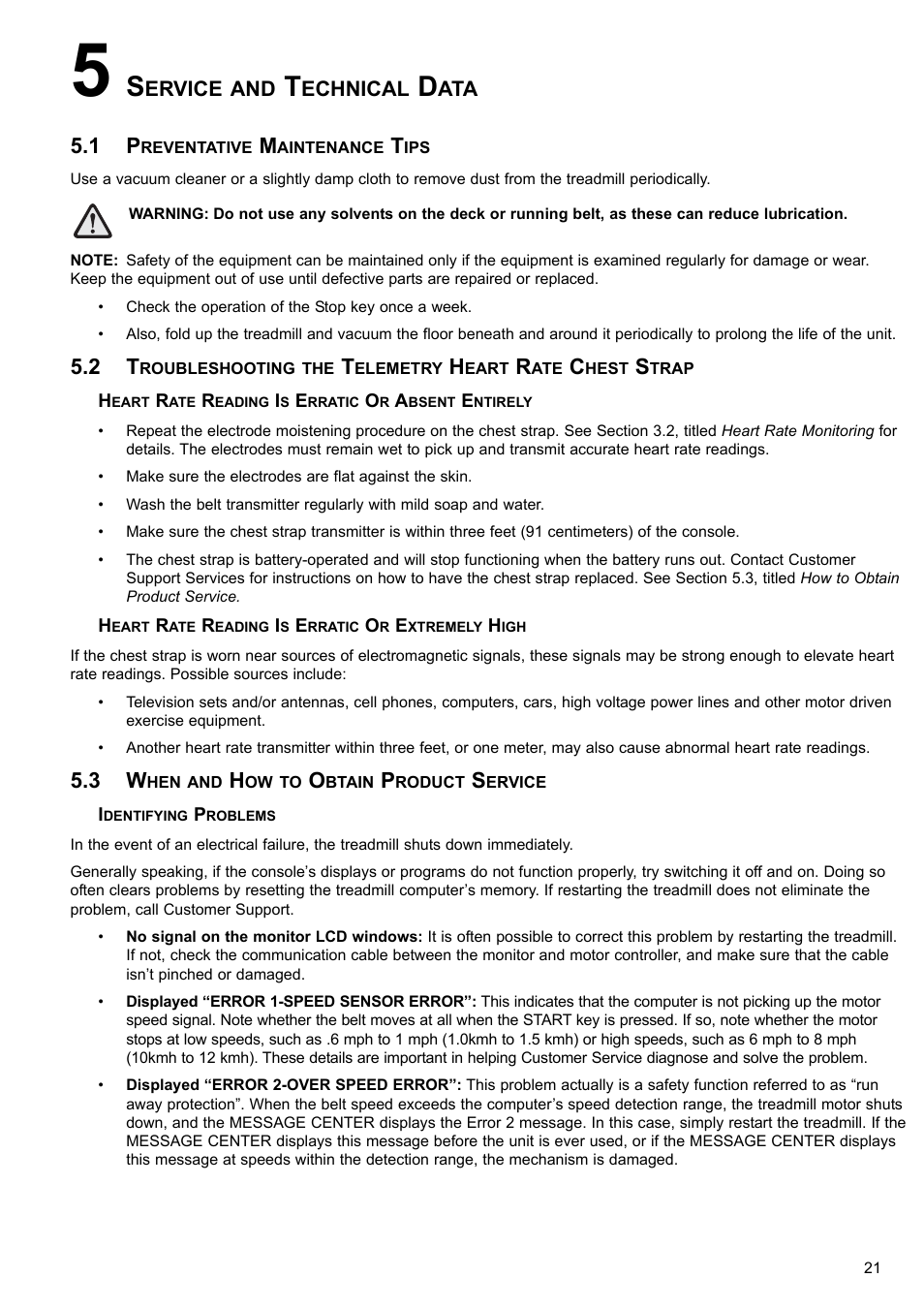 Life Fitness ST55 Treadmill User Manual | Page 22 / 24
