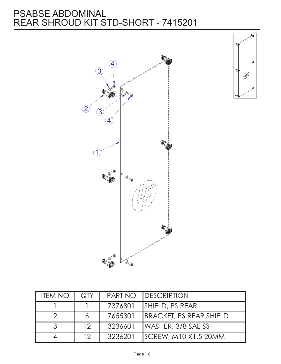 Psabse abdominal | Life Fitness PSABSE User Manual | Page 16 / 18