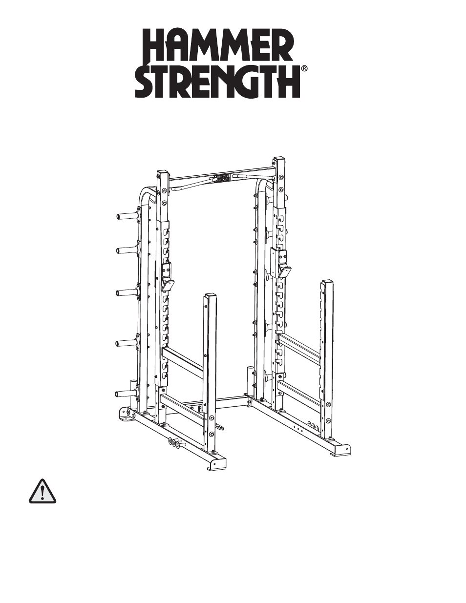 Life Fitness Heavy Duty Multi Rack User Manual | 16 pages