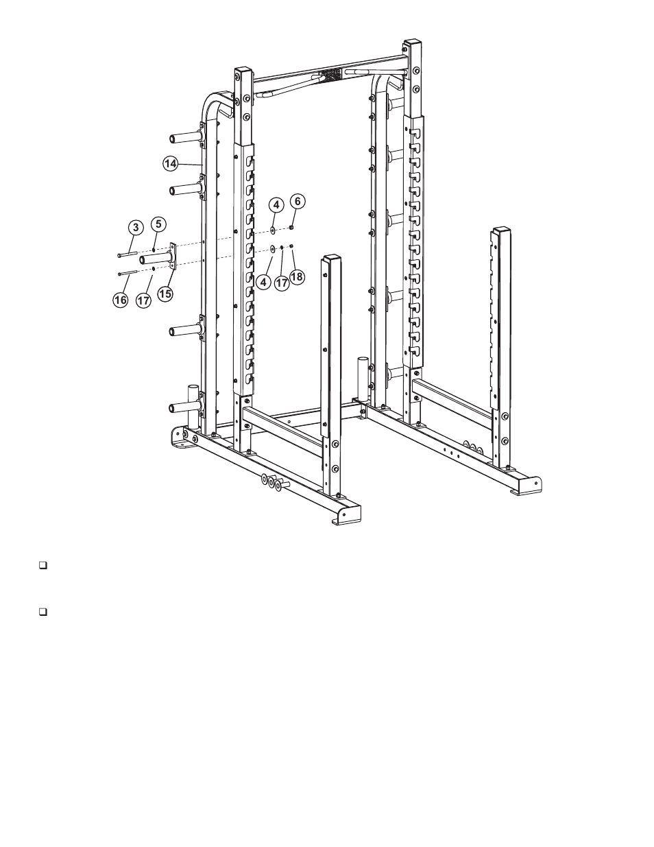 Life Fitness Heavy Duty Multi Rack User Manual | Page 13 / 16