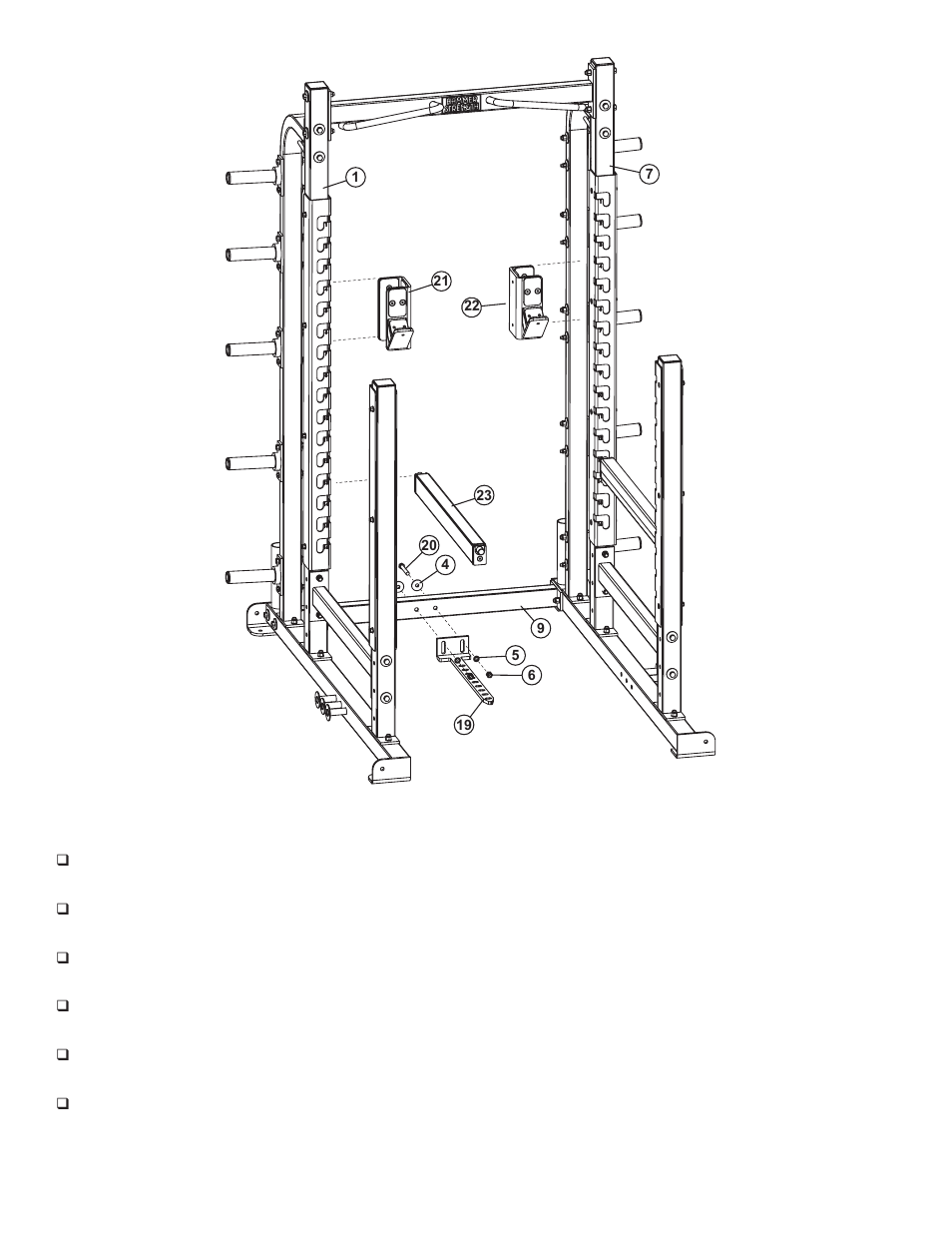 Life Fitness Heavy Duty Multi Rack User Manual | Page 14 / 16