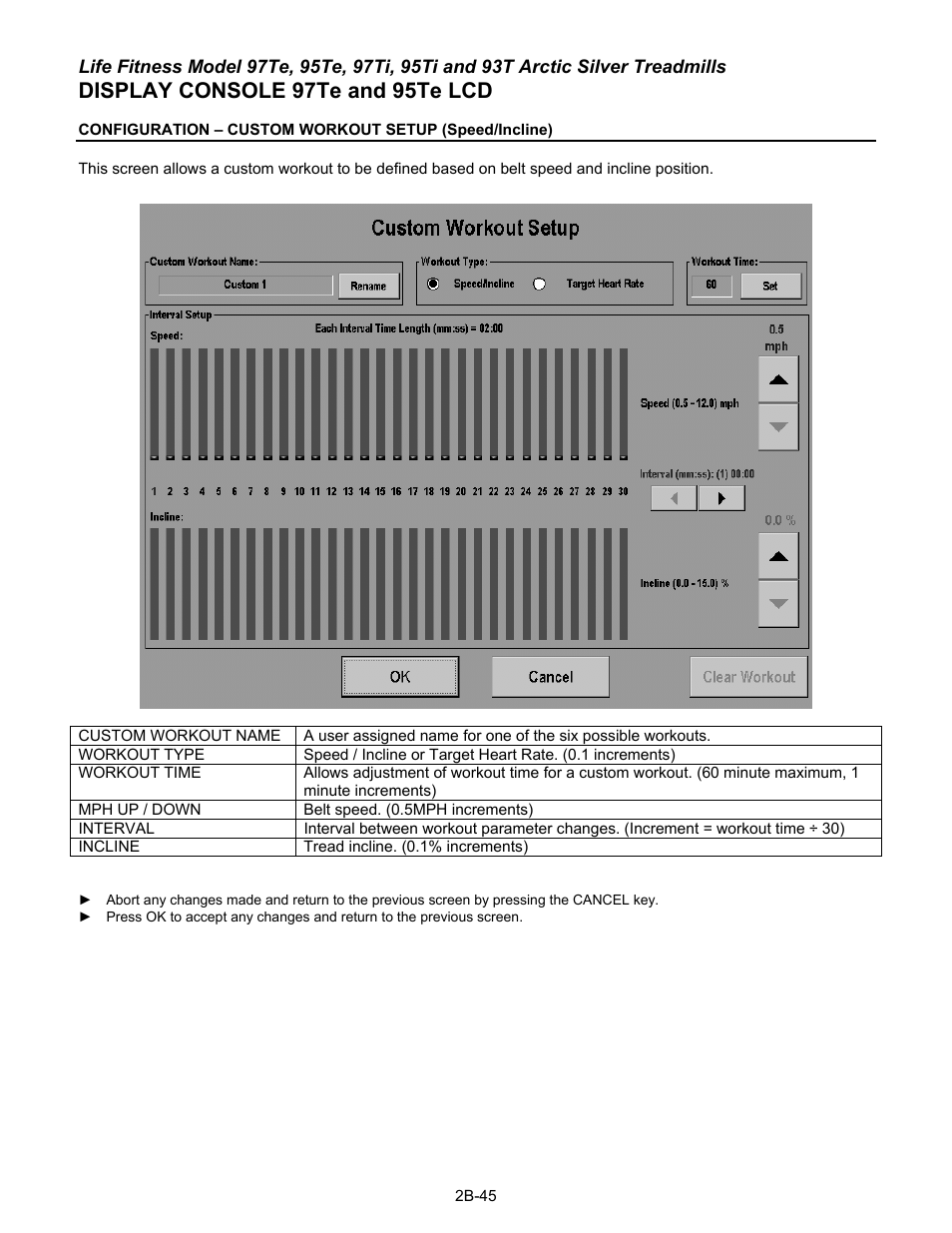 Display console 97te and 95te lcd | Life Fitness 93T User Manual | Page 112 / 190