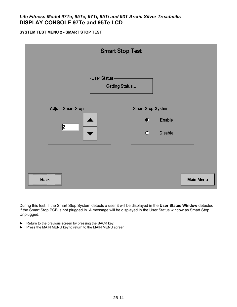 Display console 97te and 95te lcd | Life Fitness 93T User Manual | Page 81 / 190