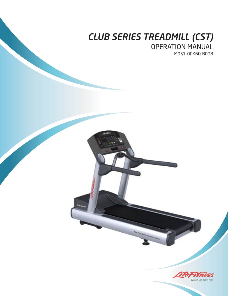 Life Fitness Club Series Treadmill User Manual | 50 pages