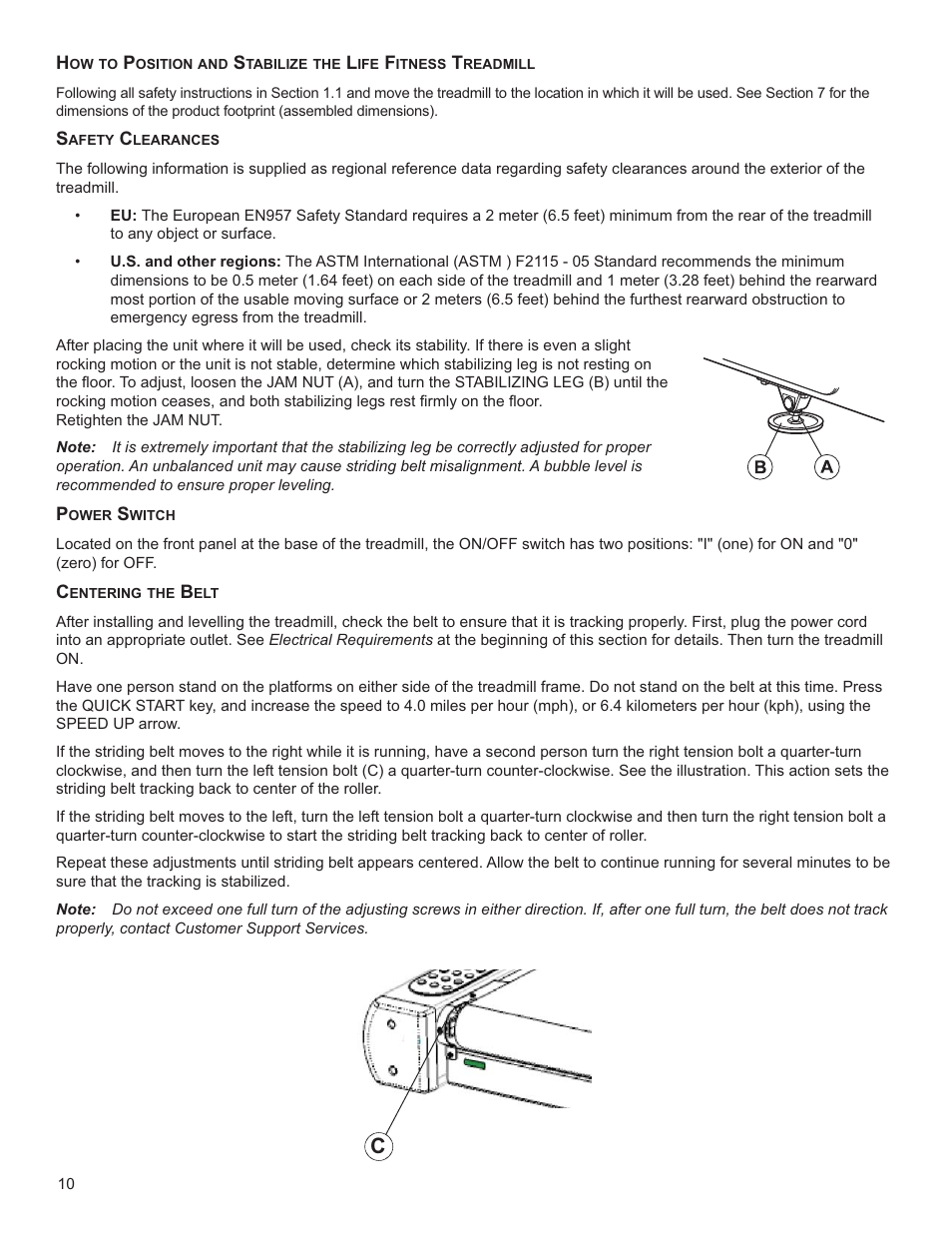 Life Fitness Club Series Treadmill User Manual | Page 11 / 50
