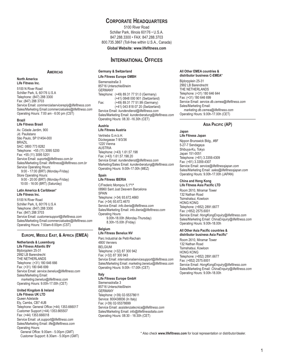 Life Fitness Club Series Treadmill User Manual | Page 2 / 50