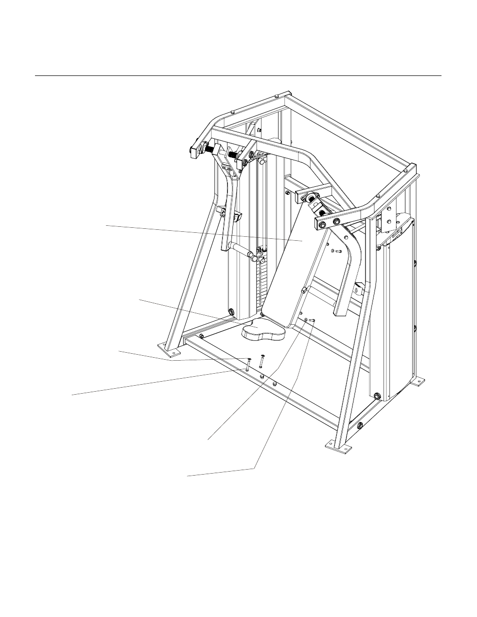 Mtdp decline press, Pads | Life Fitness MTDP Decline Press User Manual | Page 10 / 14