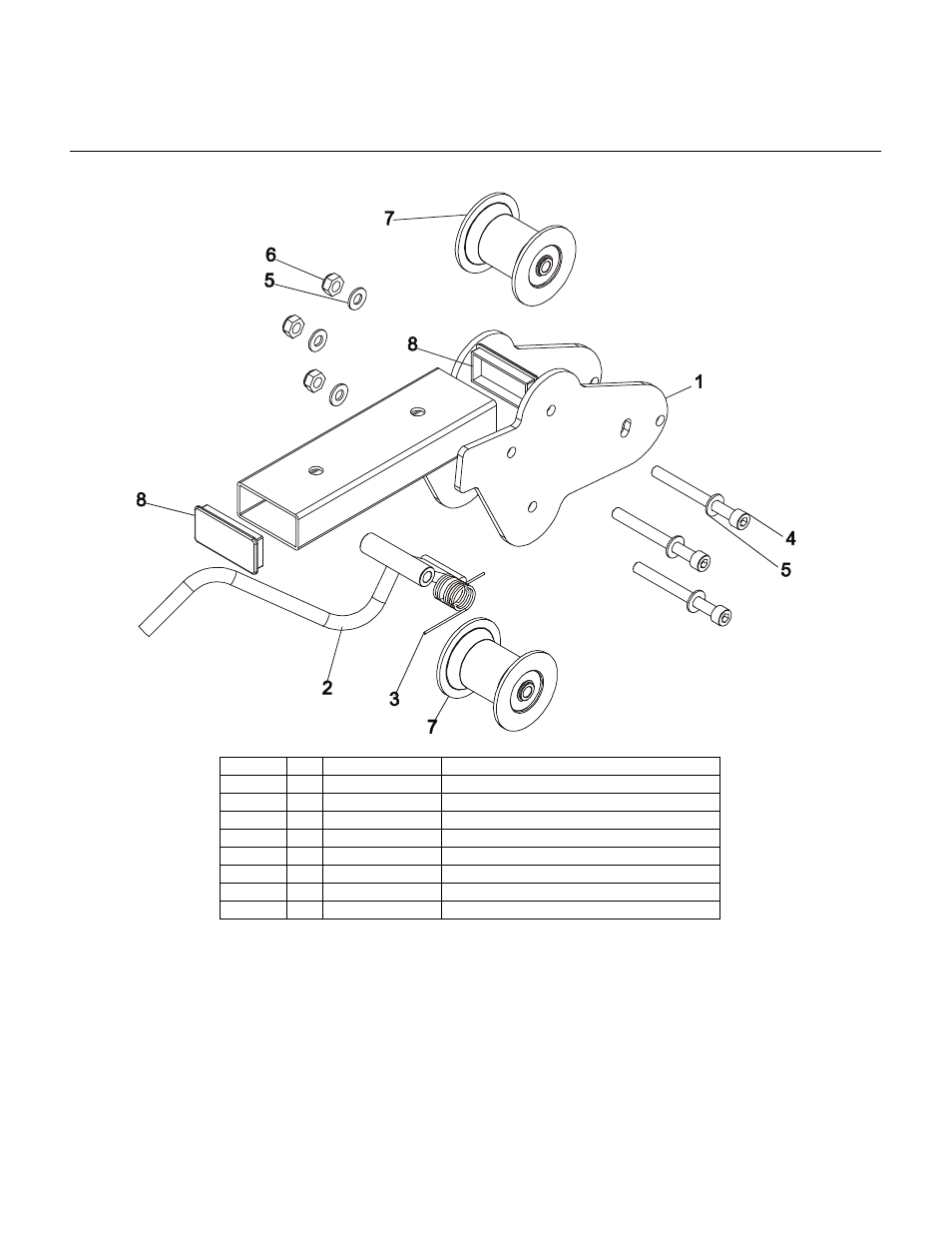 Mtdp decline press, Seat roller assembly, Mtdp decline press seat roller assembly | Life Fitness MTDP Decline Press User Manual | Page 12 / 14