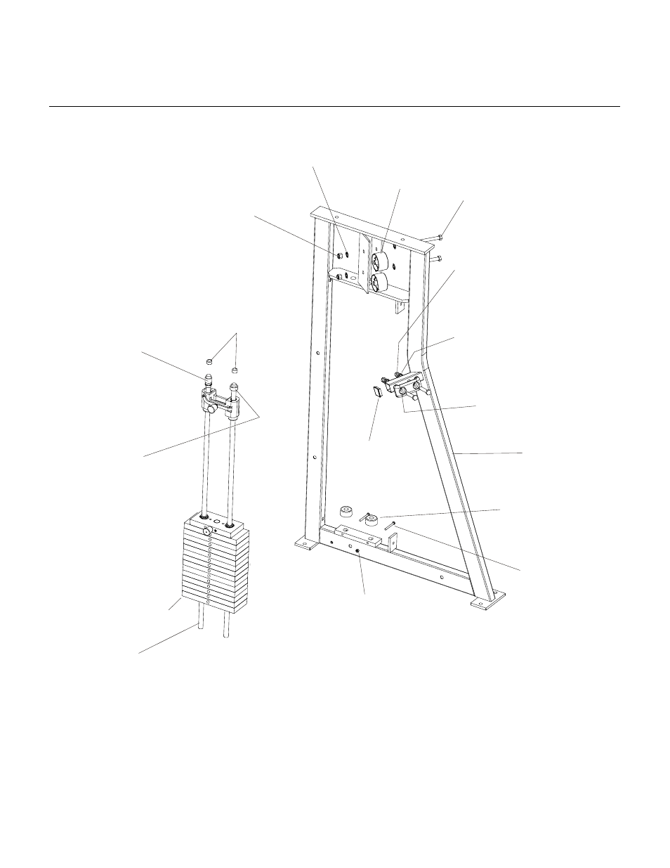 Mtdp decline press, Left side frame, Mtdp decline press left side frame | Life Fitness MTDP Decline Press User Manual | Page 7 / 14