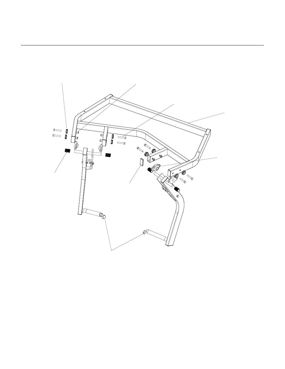 Mtdp decline press, Top frame assembly, Mtdp decline press top frame assembly | Life Fitness MTDP Decline Press User Manual | Page 9 / 14