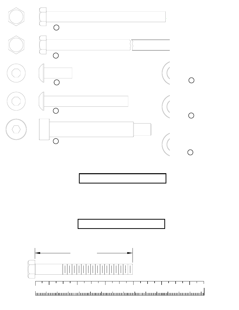 Tools required for assembly, Bolt length ruler | Life Fitness Fit-1 User Manual | Page 4 / 26