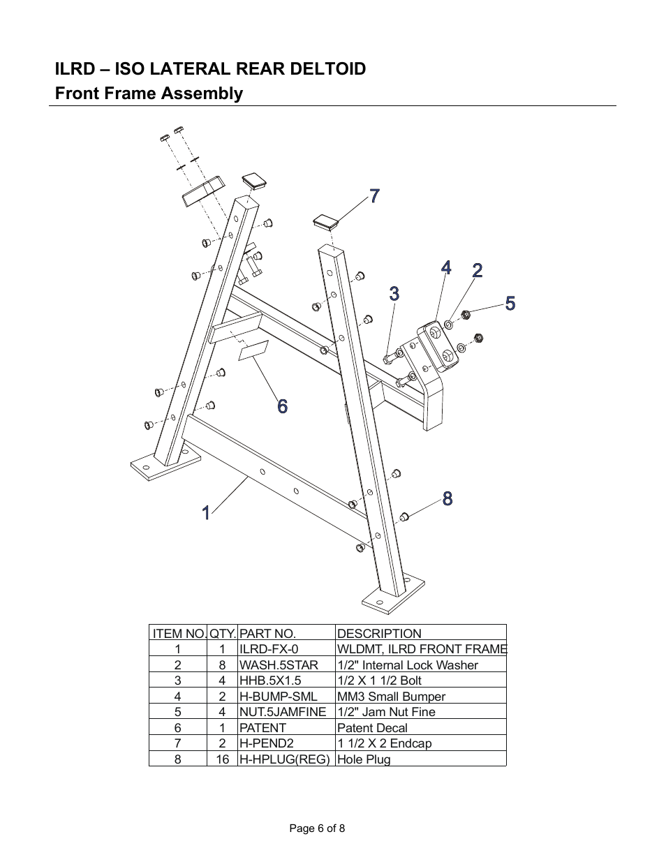 Life Fitness ILRD User Manual | Page 6 / 8