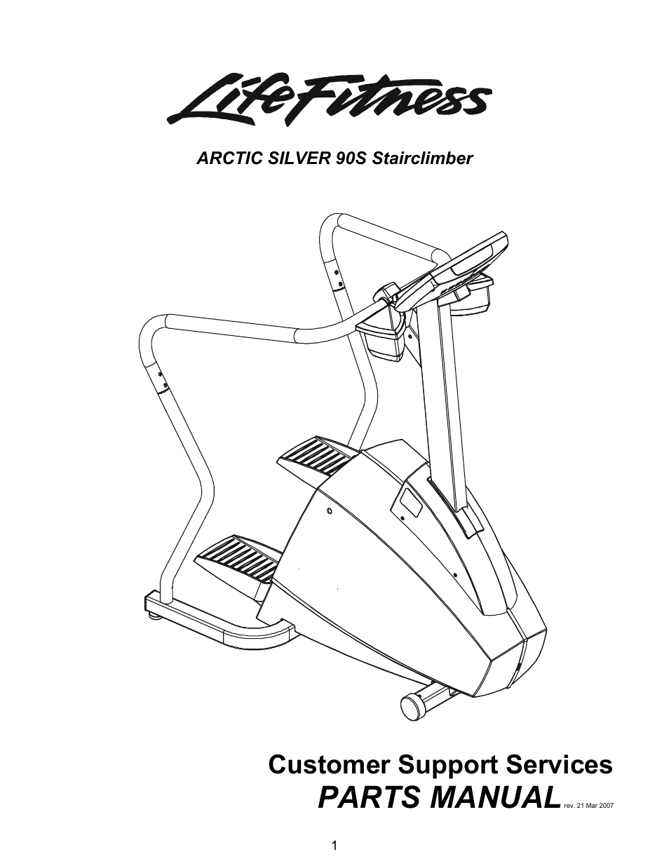 Life Fitness Arctic Silver 90S User Manual | 15 pages