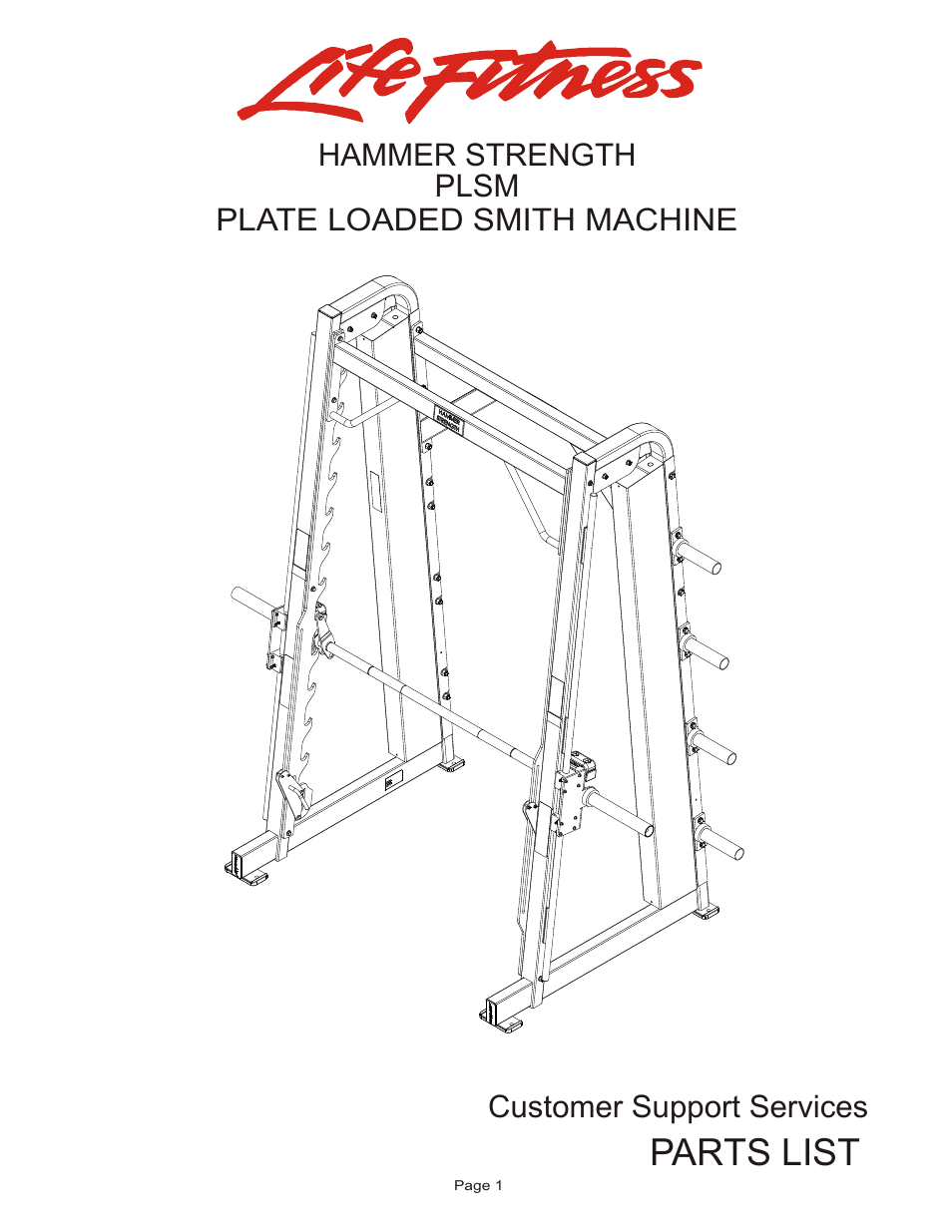 Life Fitness PLSM User Manual | 16 pages