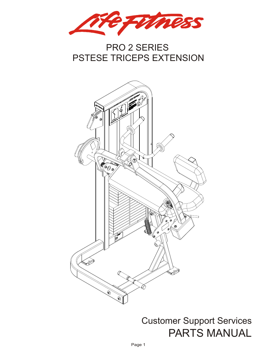 Life Fitness Pro 2 Series PSTESE User Manual | 18 pages