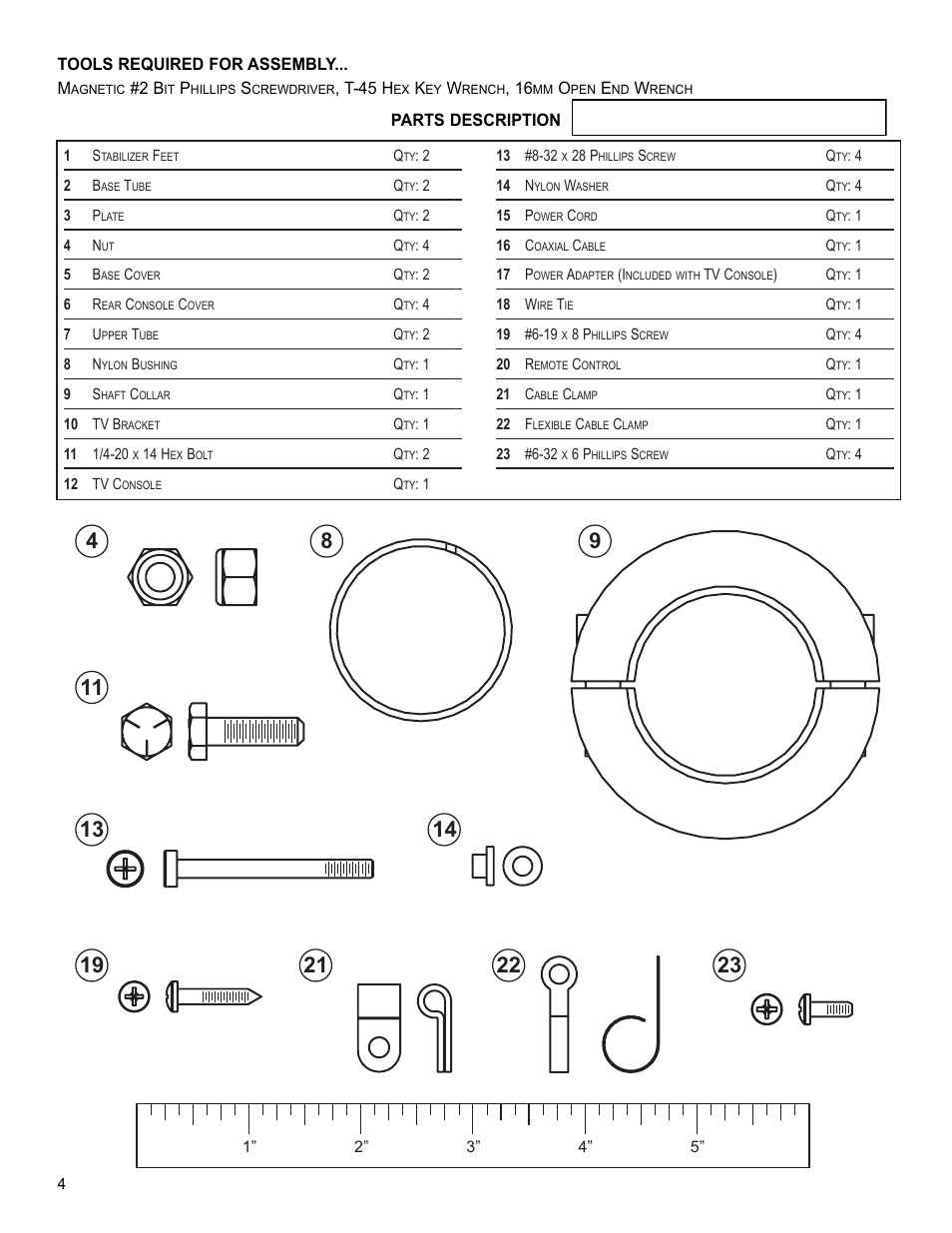 See next page for part numbers | Life Fitness Ab Curl Bench None User Manual | Page 4 / 9