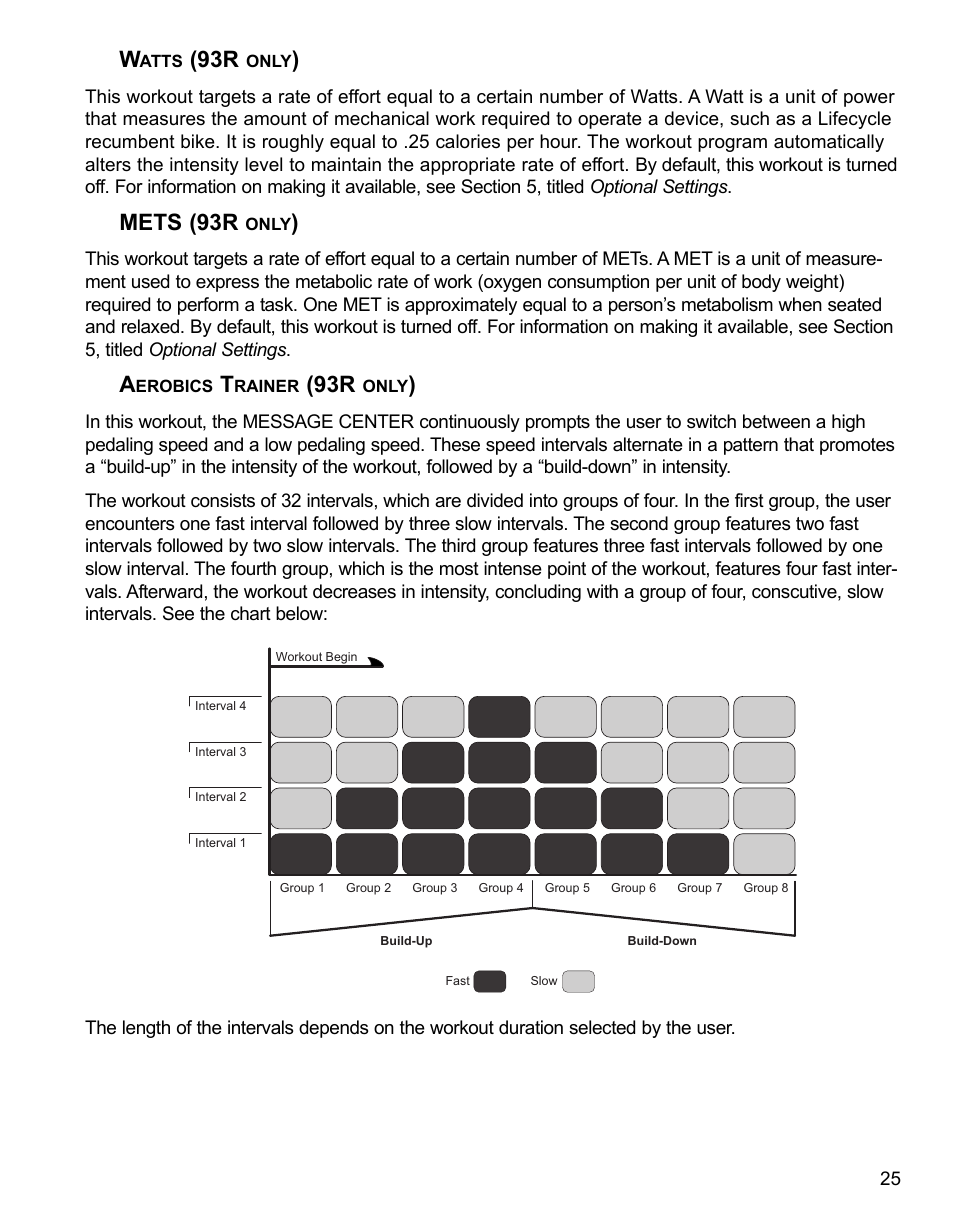 Mets (93r | Life Fitness 90R User Manual | Page 26 / 37