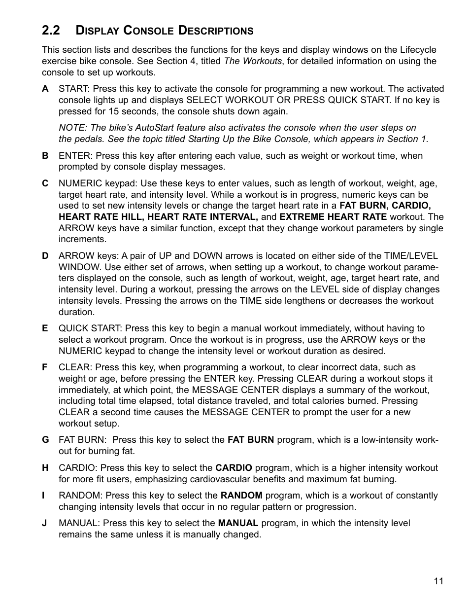 Life Fitness 95CI User Manual | Page 12 / 41