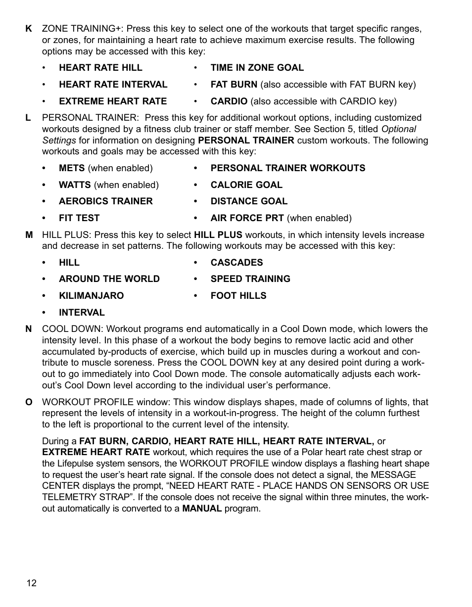 Life Fitness 95CI User Manual | Page 13 / 41