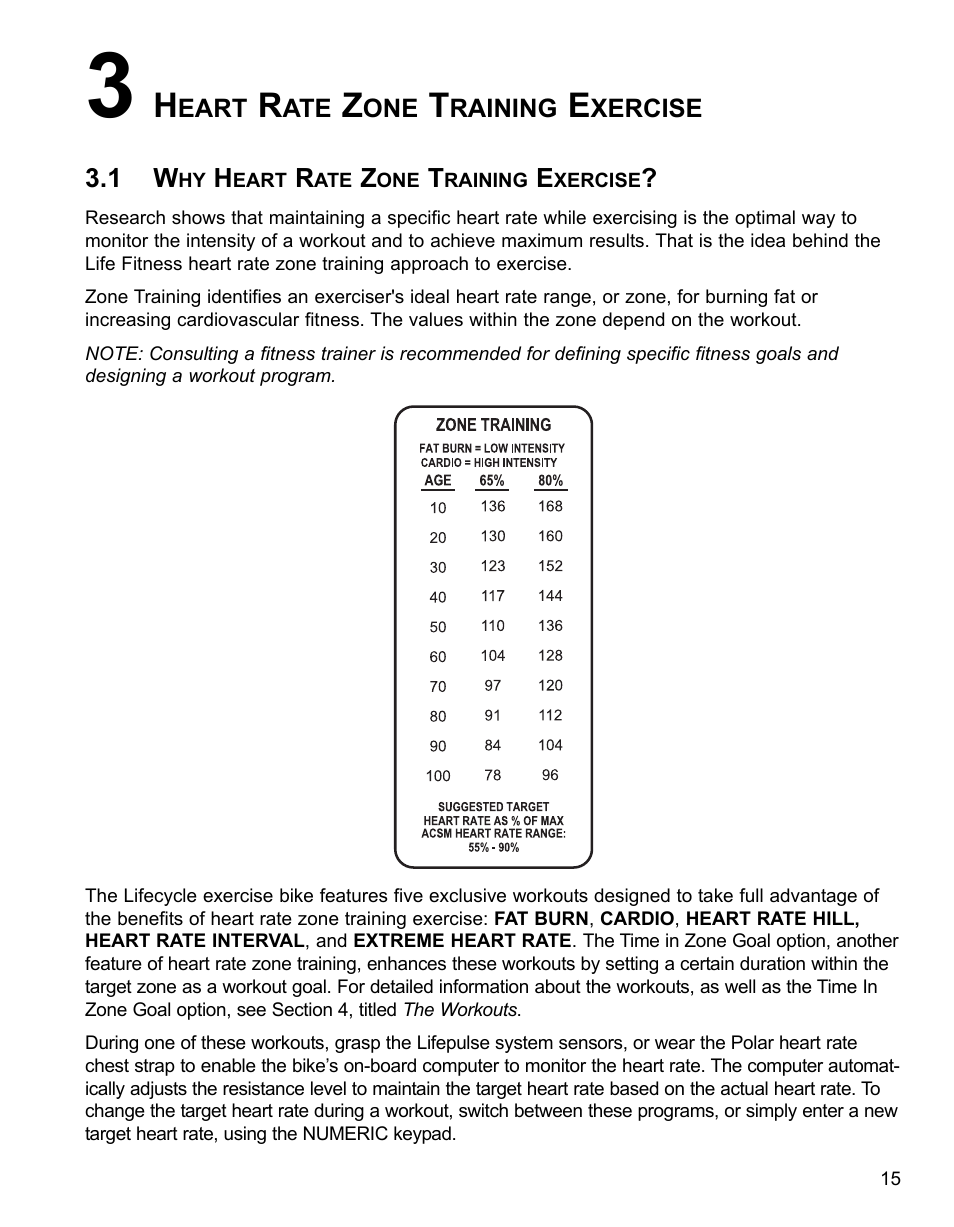 Life Fitness 95CI User Manual | Page 16 / 41