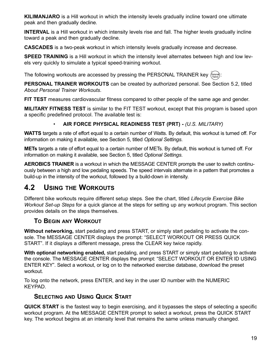 Life Fitness 95CI User Manual | Page 20 / 41