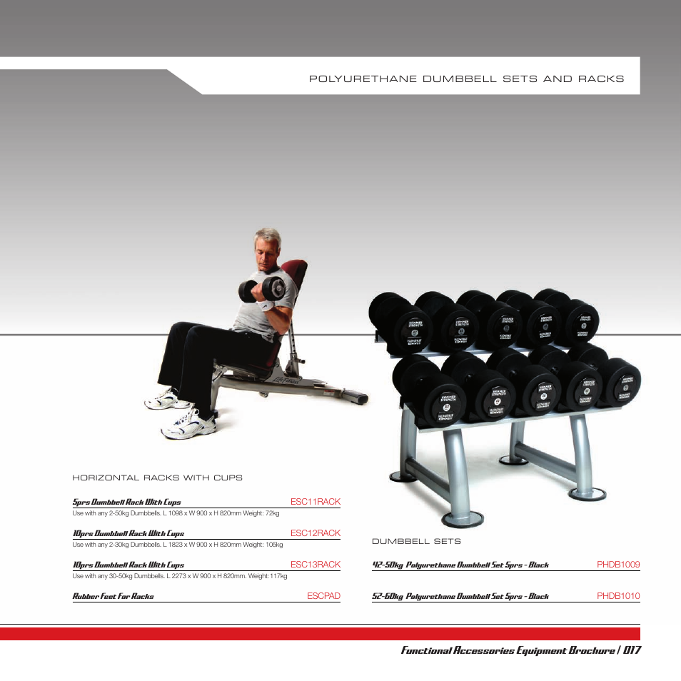 Functional accessories equipment brochure | 017 | Life Fitness V2 User Manual | Page 17 / 68