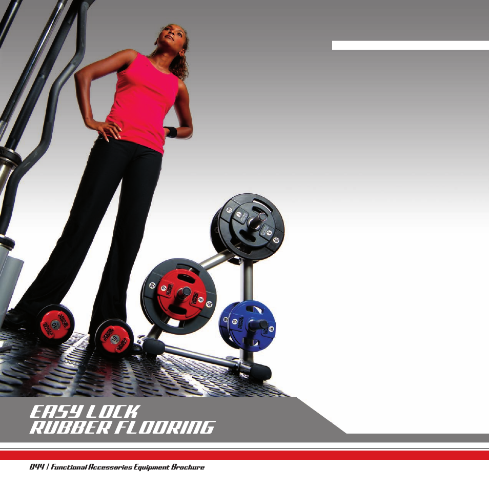 Easy lock rubber flooring | Life Fitness V2 User Manual | Page 44 / 68