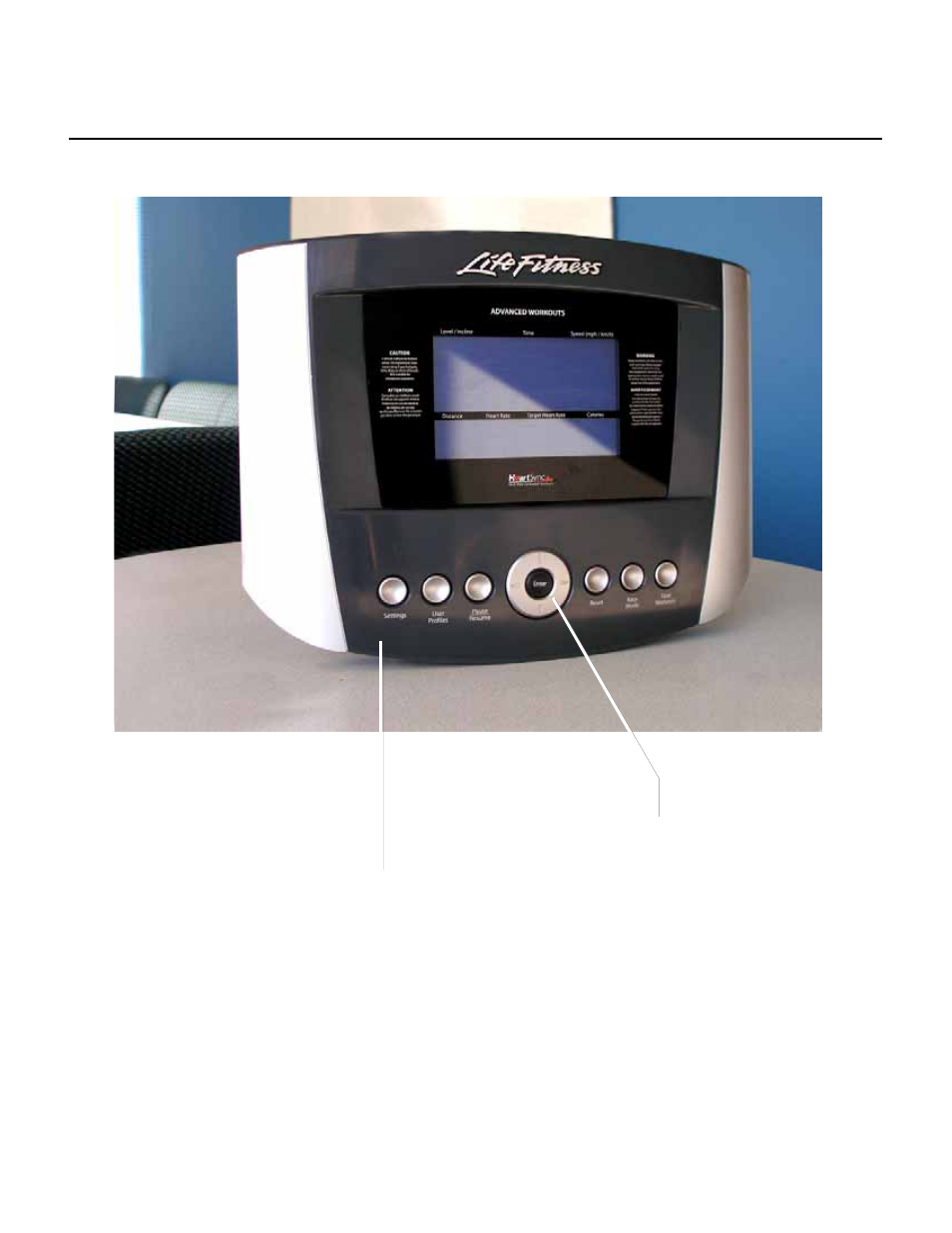 Life Fitness Advanced Workout Console User Manual | Page 4 / 7