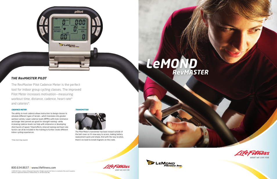 Life Fitness LeMOND Recumbent Bicycle User Manual | 3 pages