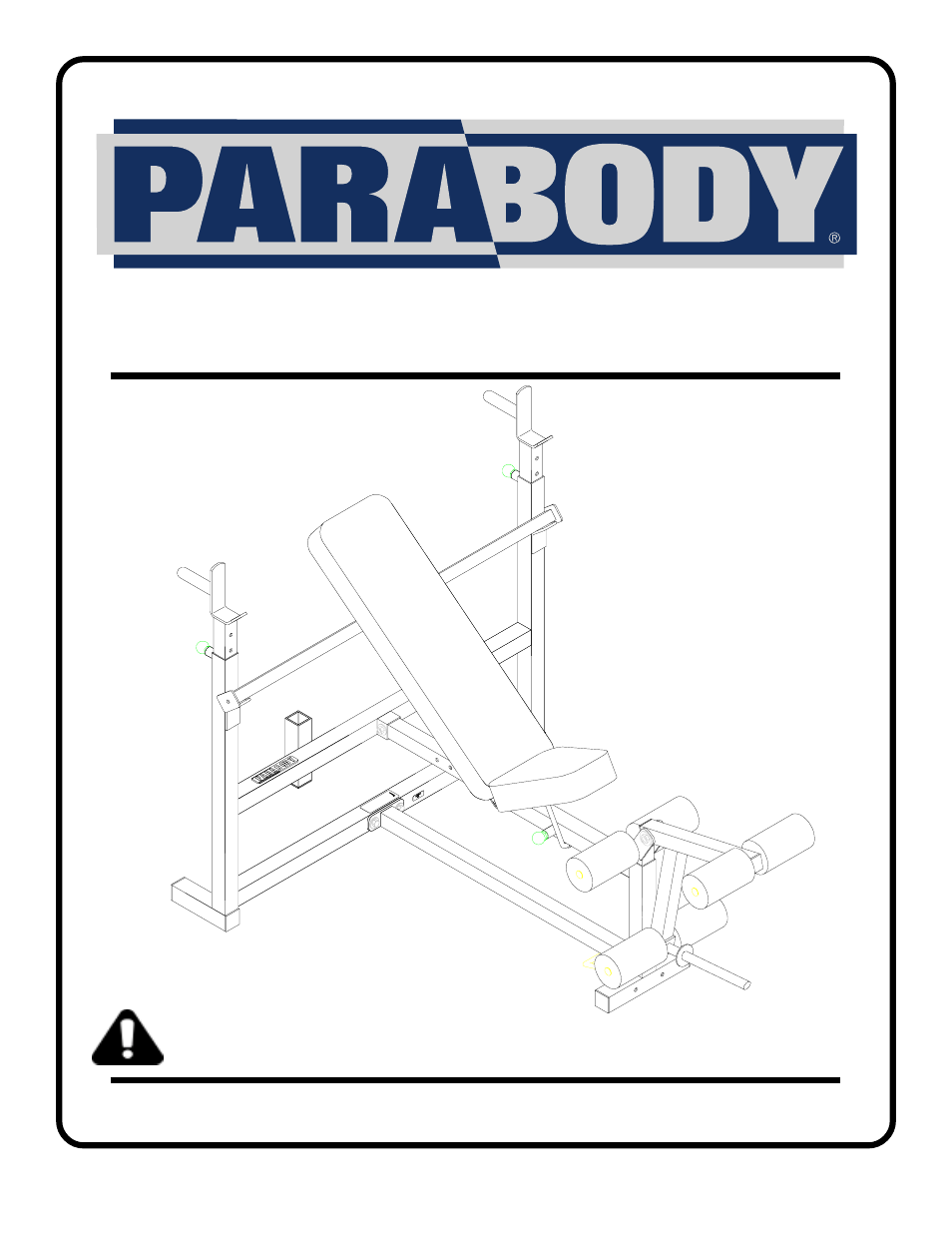Life Fitness Parabody 807 User Manual | 18 pages