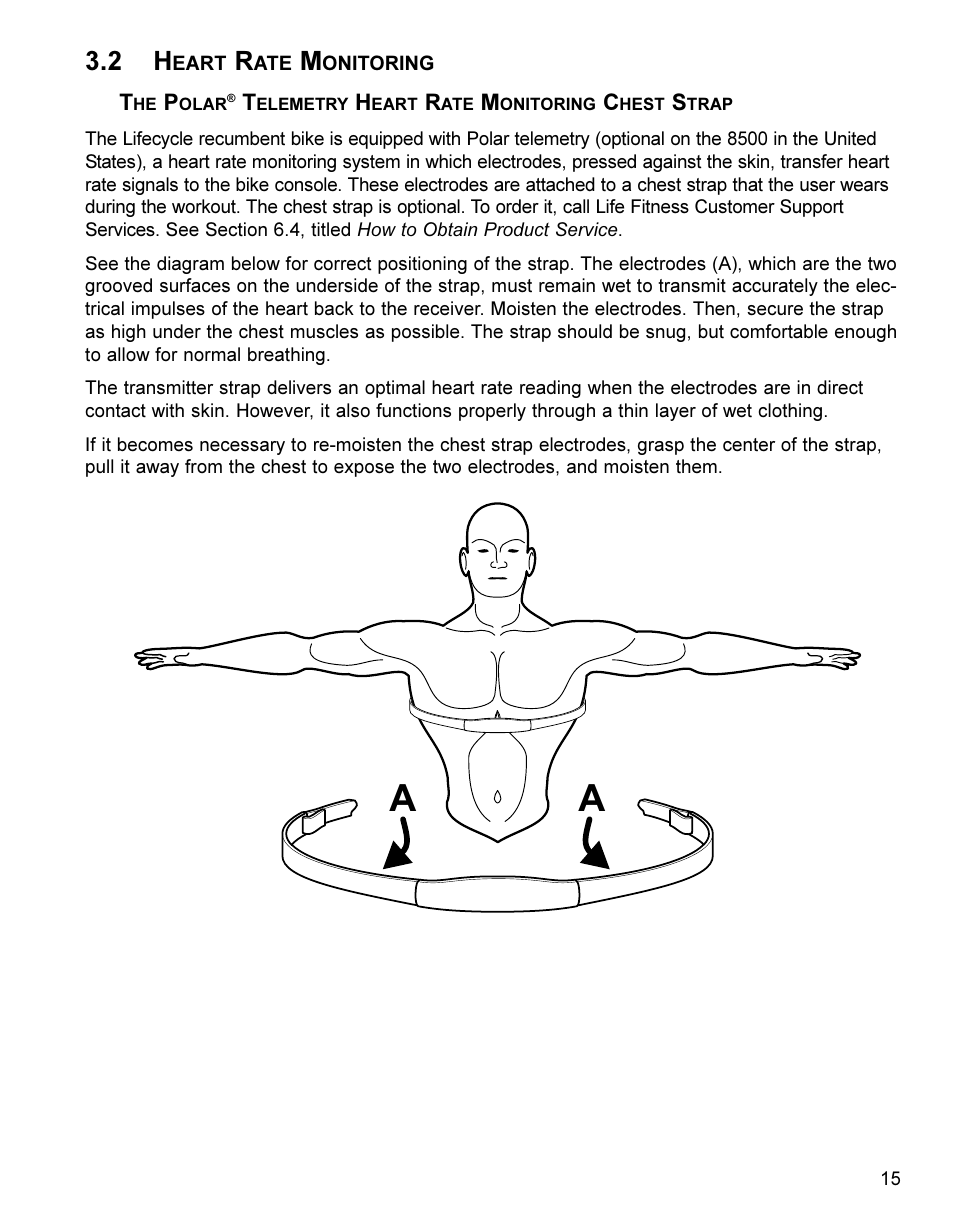 Life Fitness Lifestyle Exercise Bike LC8500 User Manual | Page 16 / 33