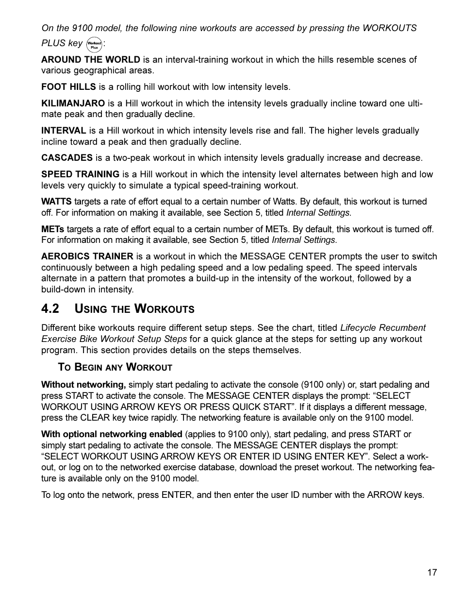 Life Fitness Lifestyle Exercise Bike LC8500 User Manual | Page 18 / 33