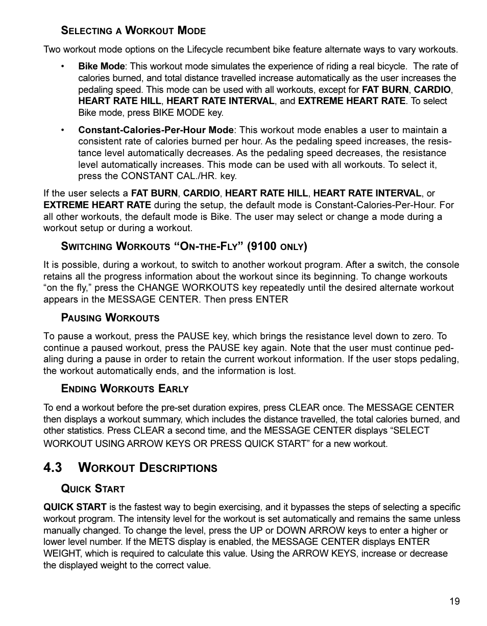 Life Fitness Lifestyle Exercise Bike LC8500 User Manual | Page 20 / 33