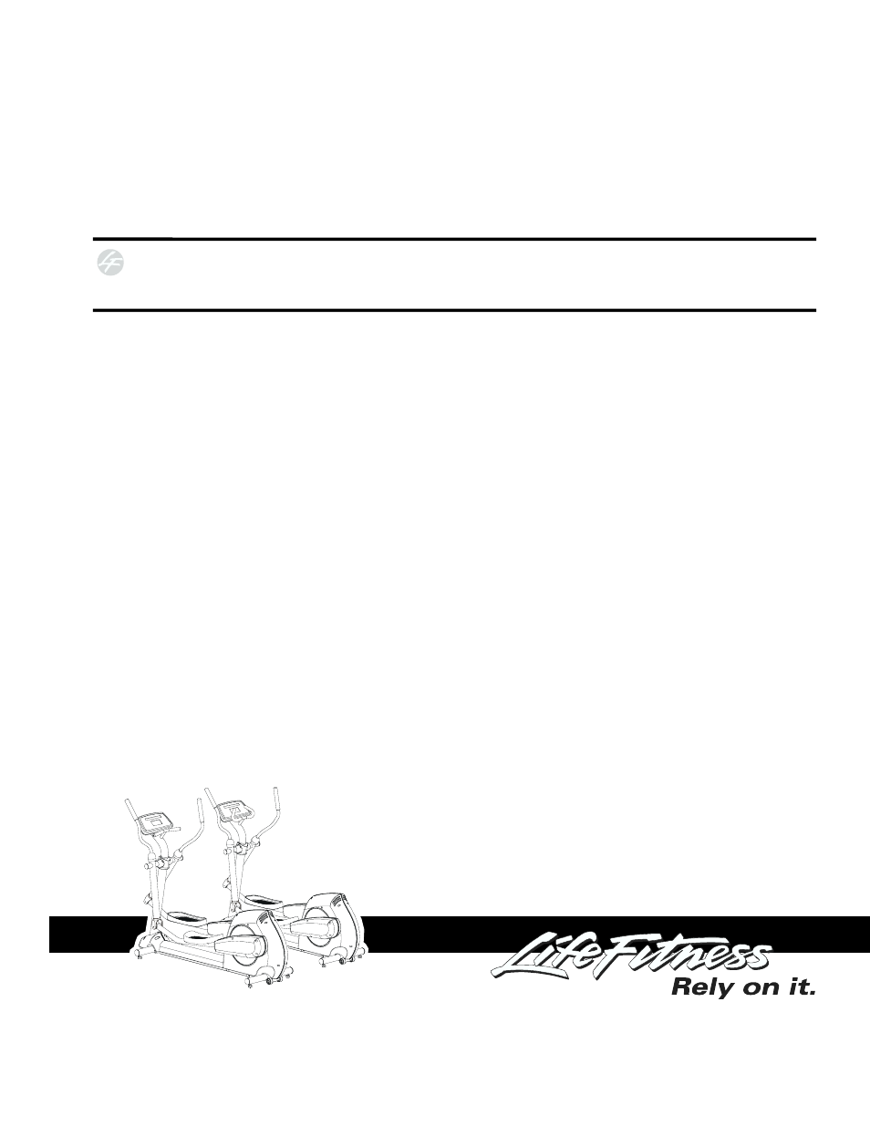 Life Fitness Cross-Trainer User Manual | 8 pages