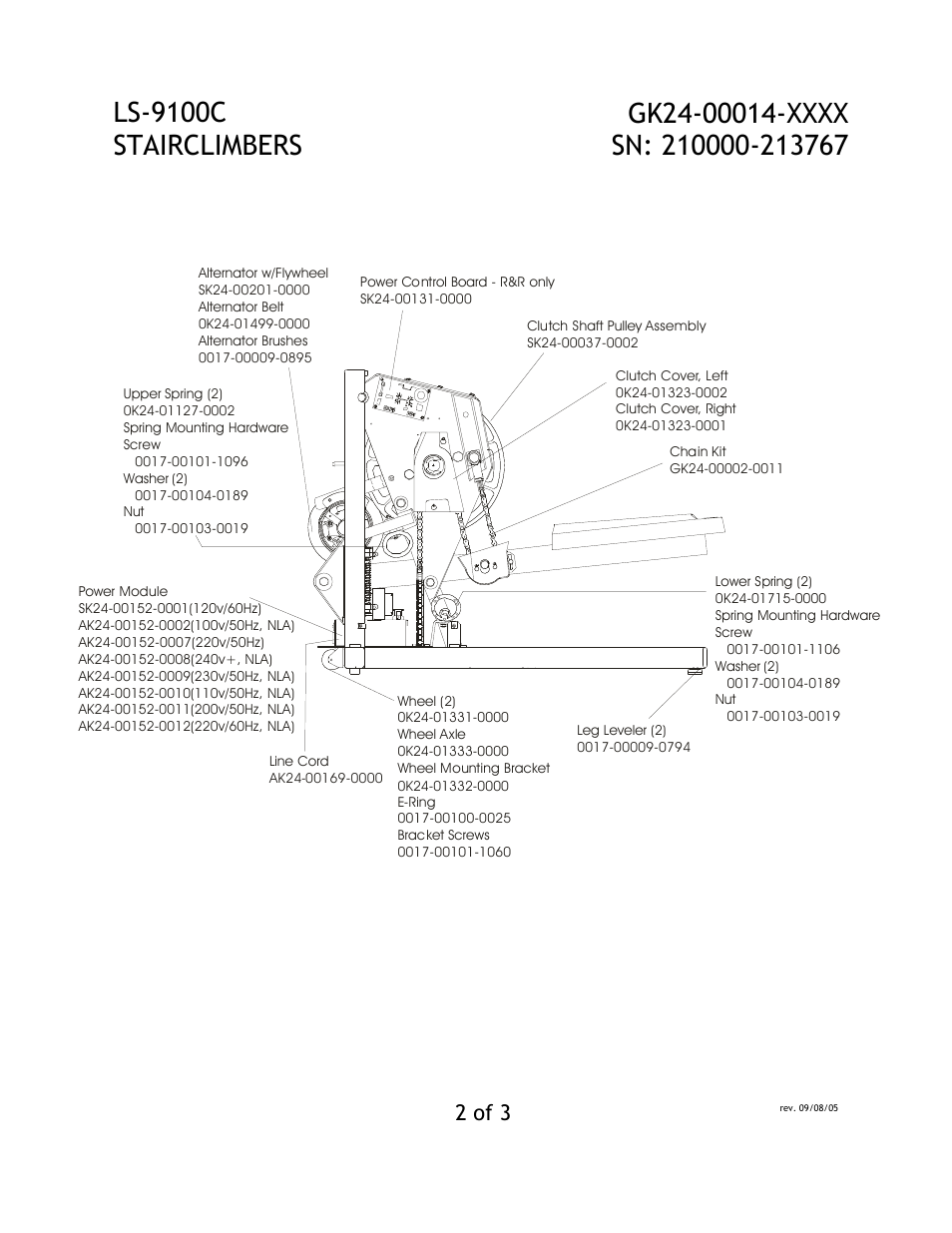 Ls-9100c stairclimbers, 2 of 3 | Life Fitness LS-9100C User Manual | Page 2 / 3