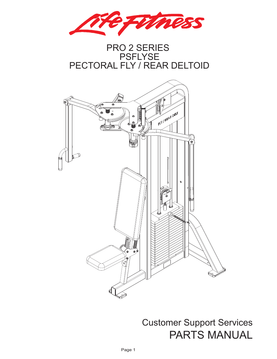 Life Fitness Pro 2 Series PSFLYSE User Manual | 12 pages
