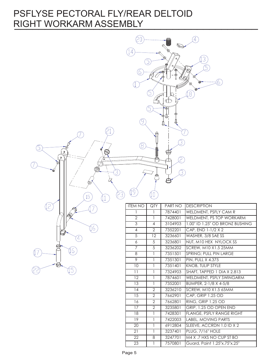 Life Fitness Pro 2 Series PSFLYSE User Manual | Page 5 / 12