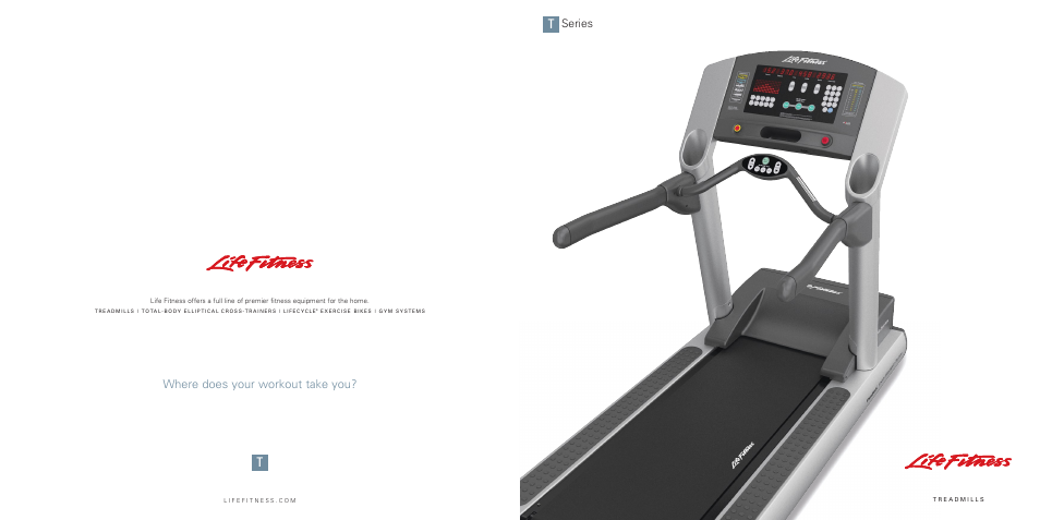 Life Fitness T7 Treadmill User Manual | 8 pages