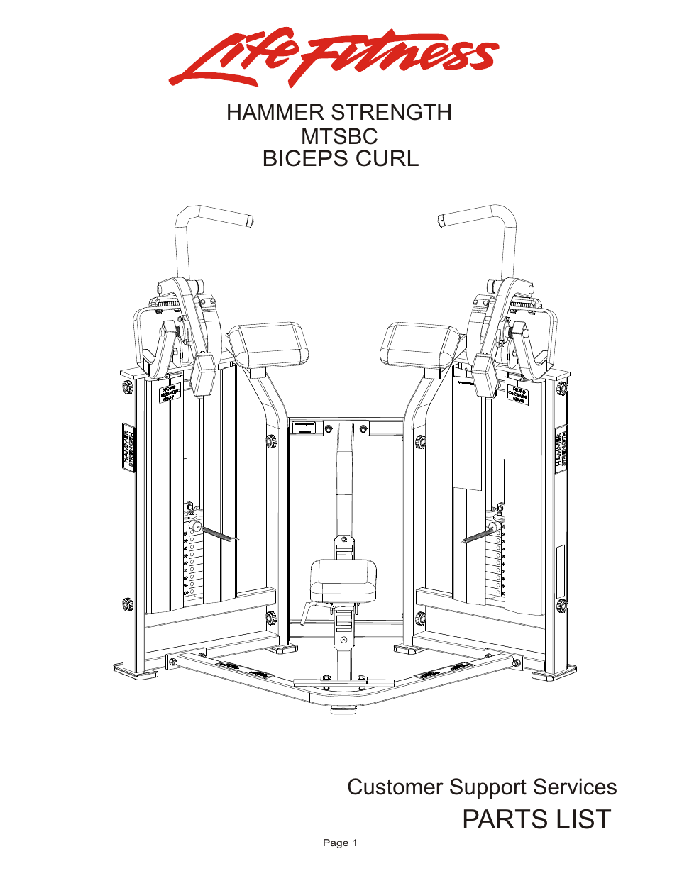 Life Fitness MTSBC User Manual | 13 pages