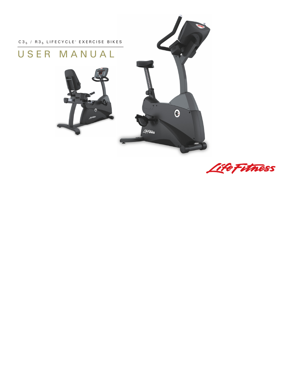 Life Fitness C35 User Manual | 46 pages