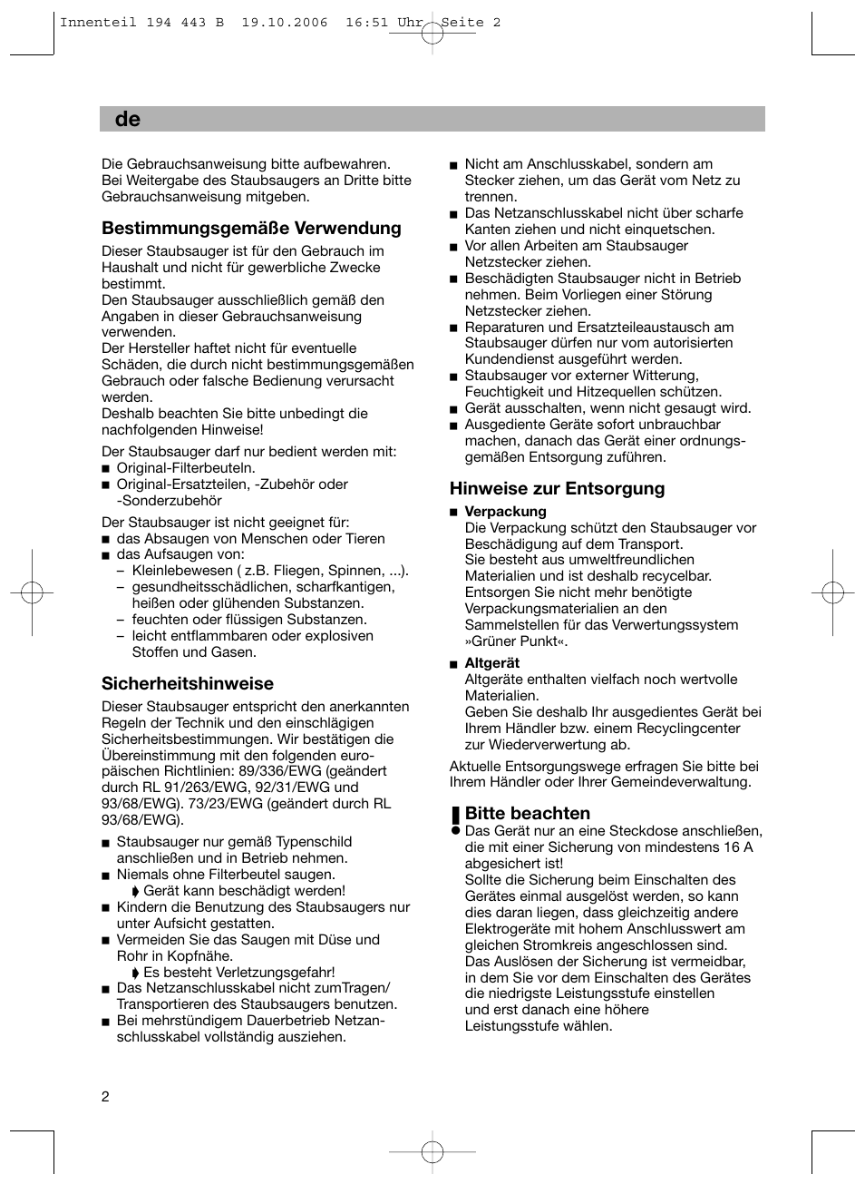 Bosch BSN1 User Manual | Page 7 / 95