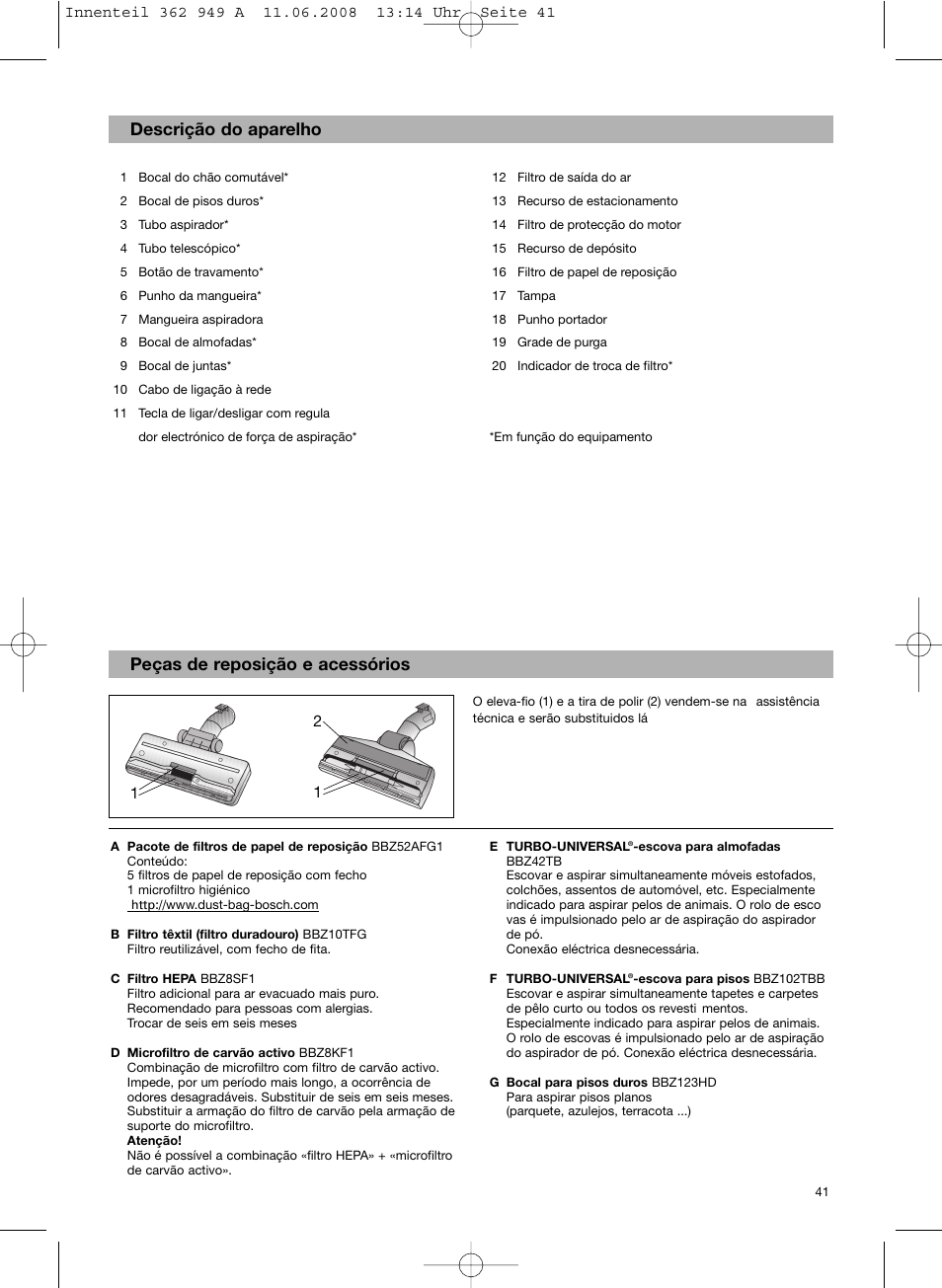 Bosch BSGL 2MOVE2 User Manual | Page 43 / 90