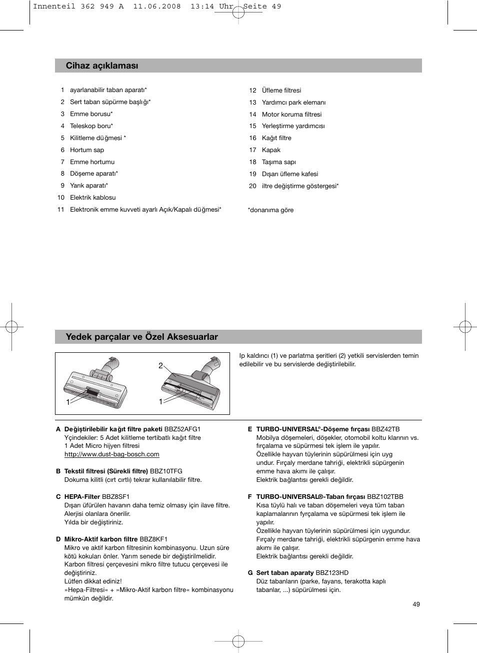 Bosch BSGL 2MOVE2 User Manual | Page 51 / 90