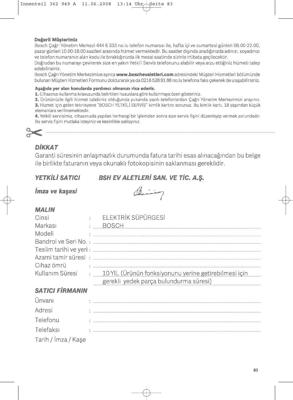 Bosch BSGL 2MOVE2 User Manual | Page 85 / 90