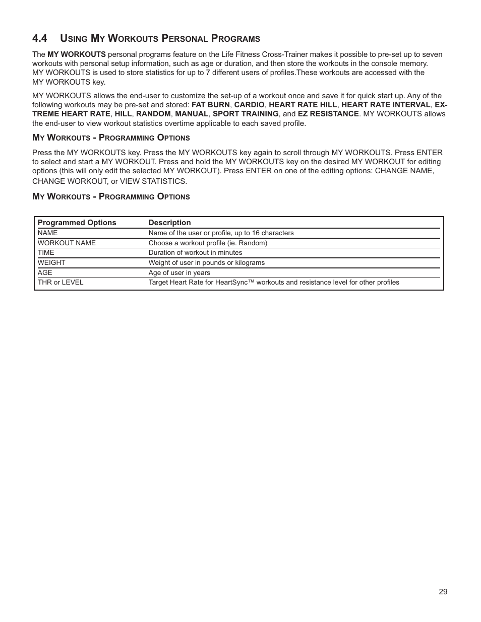 Life Fitness INTEGRITY SERIES M051-00K61-A137 User Manual | Page 30 / 43