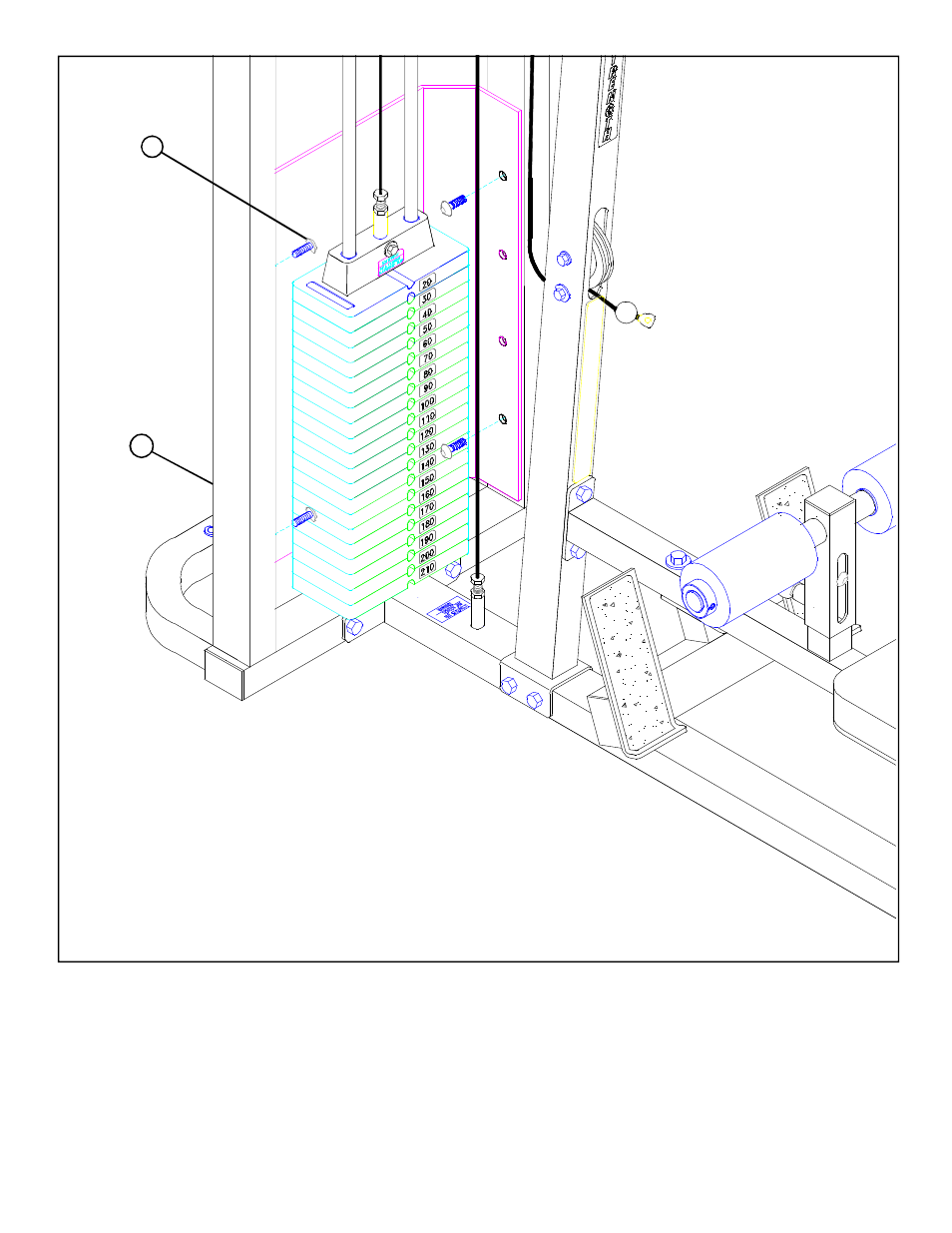 Figure 18 | Life Fitness Lat Pulldown/Low Row 8210 User Manual | Page 15 / 16