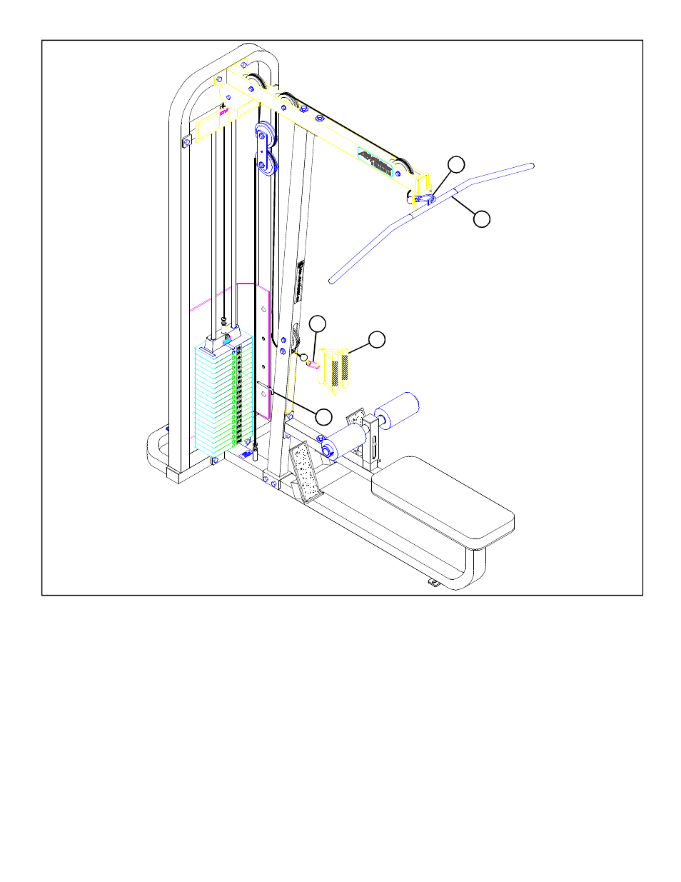 Life Fitness Lat Pulldown/Low Row 8210 User Manual | Page 16 / 16