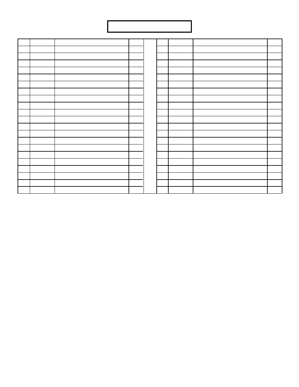 Parts list | Life Fitness Lat Pulldown/Low Row 8210 User Manual | Page 3 / 16